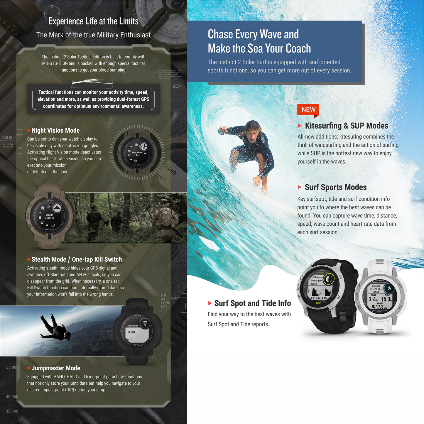 Garmin Instinct 2 Solar - Tactical Edition