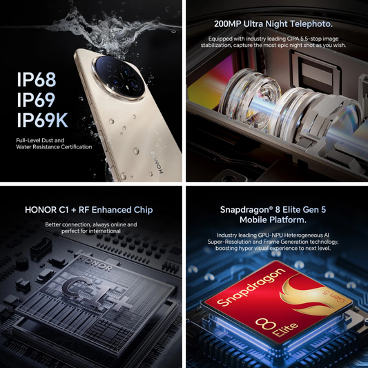 Honor Magic 8 Pro 5G + ( insta Ace 2 Pro )