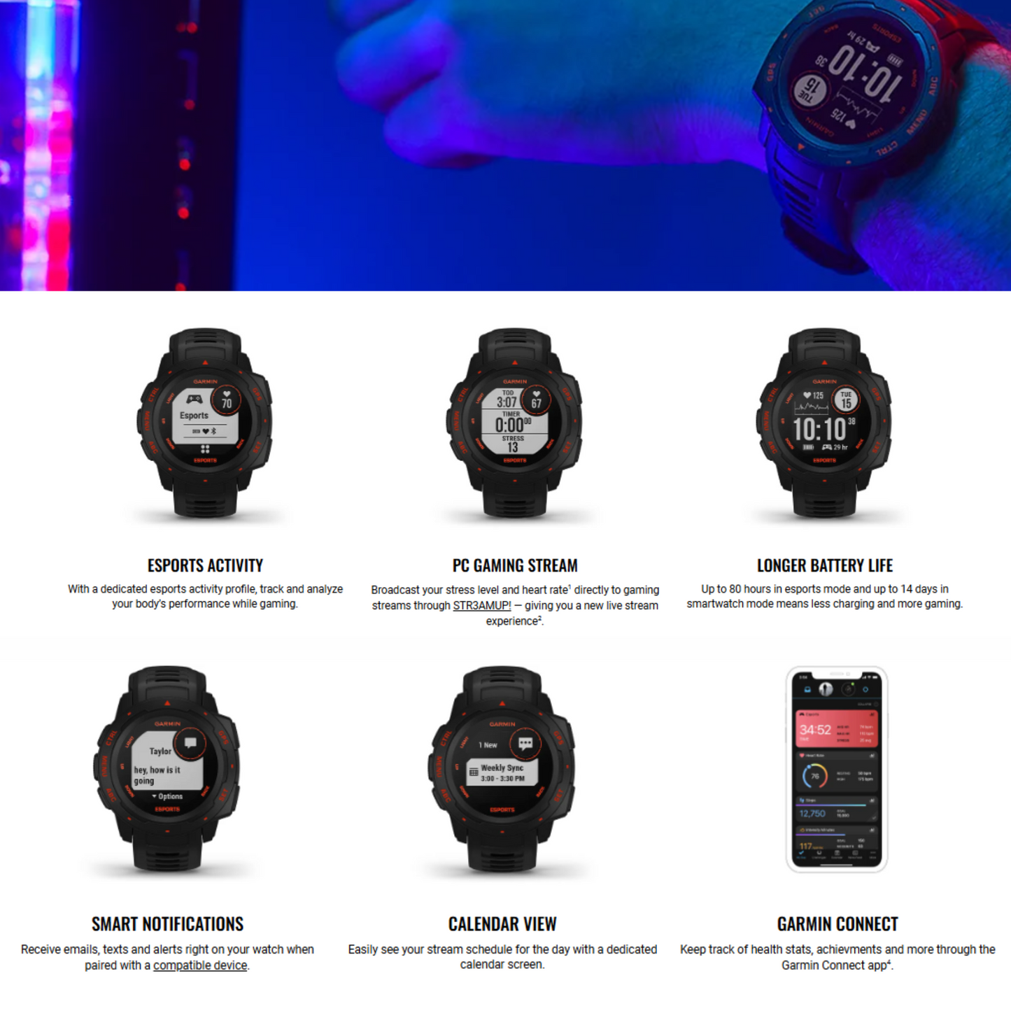 Garmin Instinct E-Sport Edition