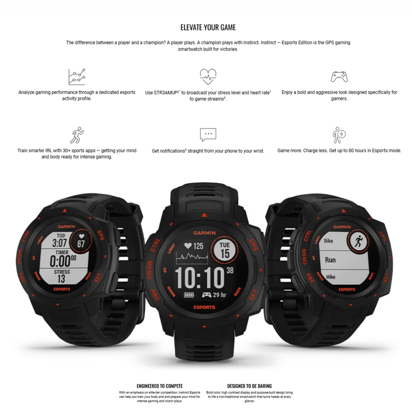 Garmin Instinct E-Sport Edition