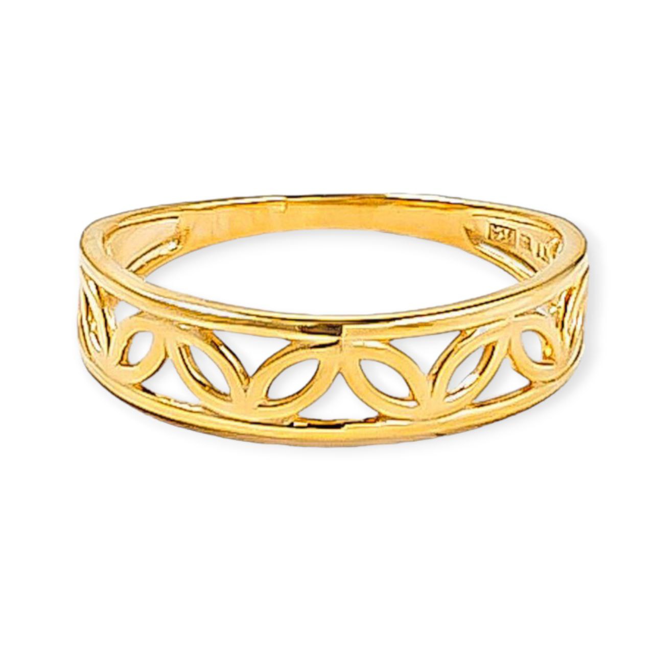 Cincin Emas Leaf