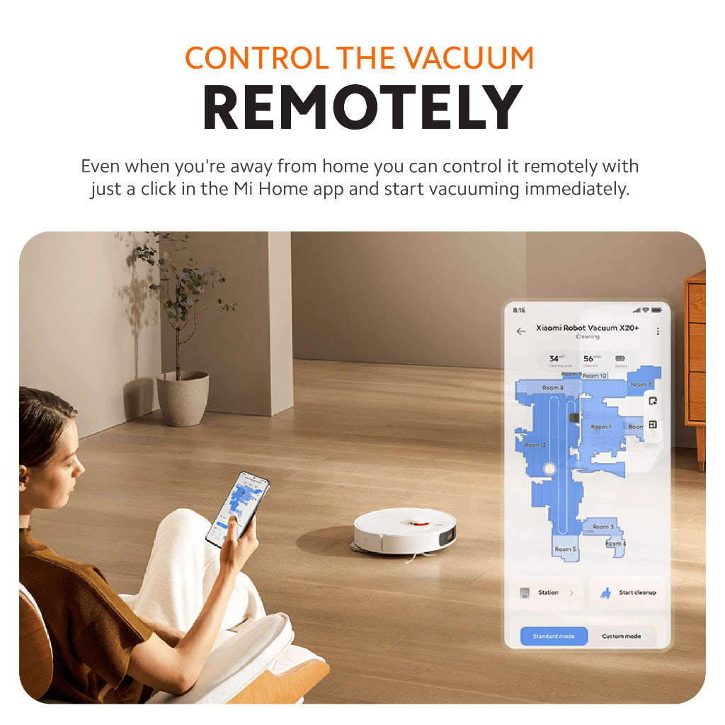 Xiaomi Smart Robot Vacuum X20+ | 6000P