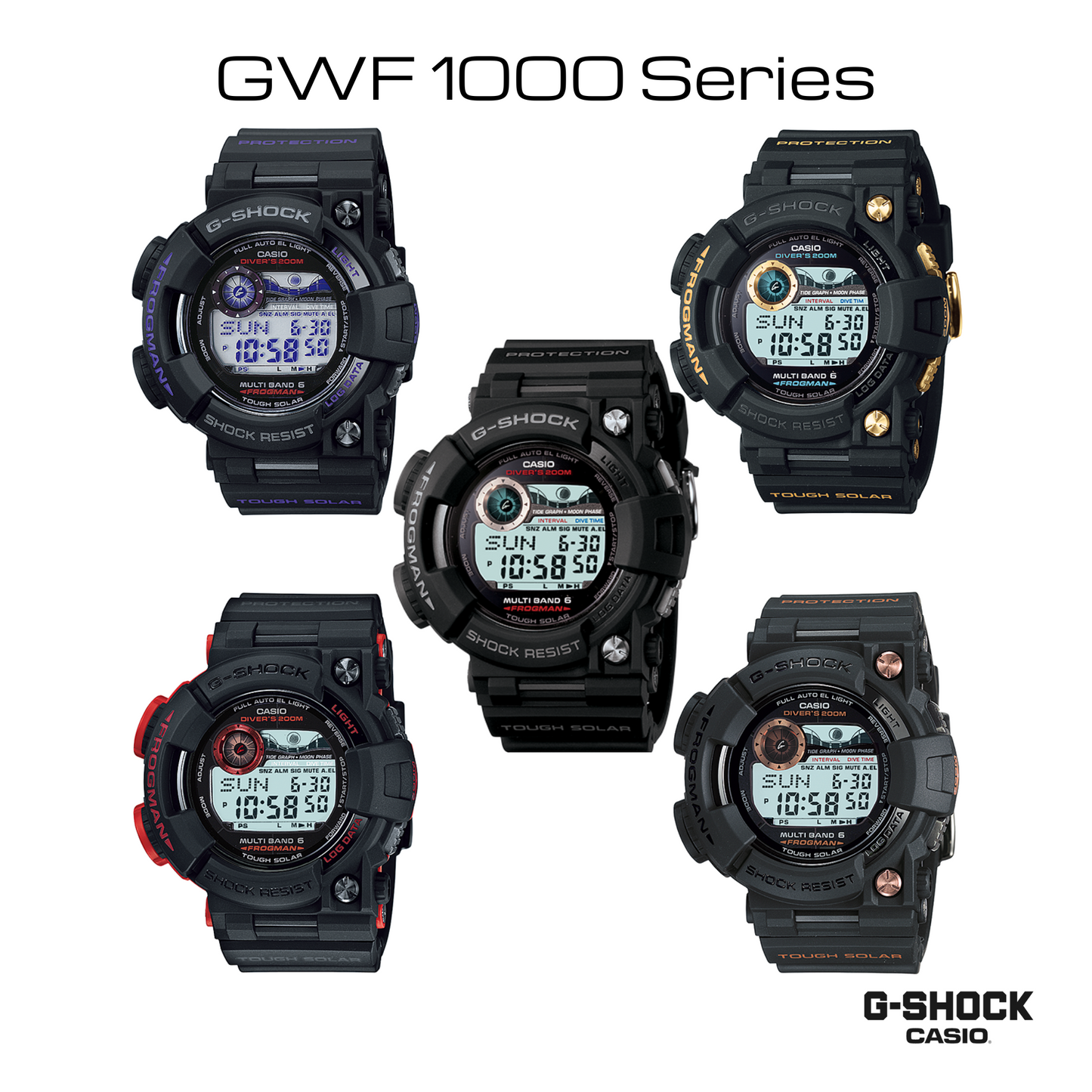 G-Shock GWF 1000 Series (Frogman)