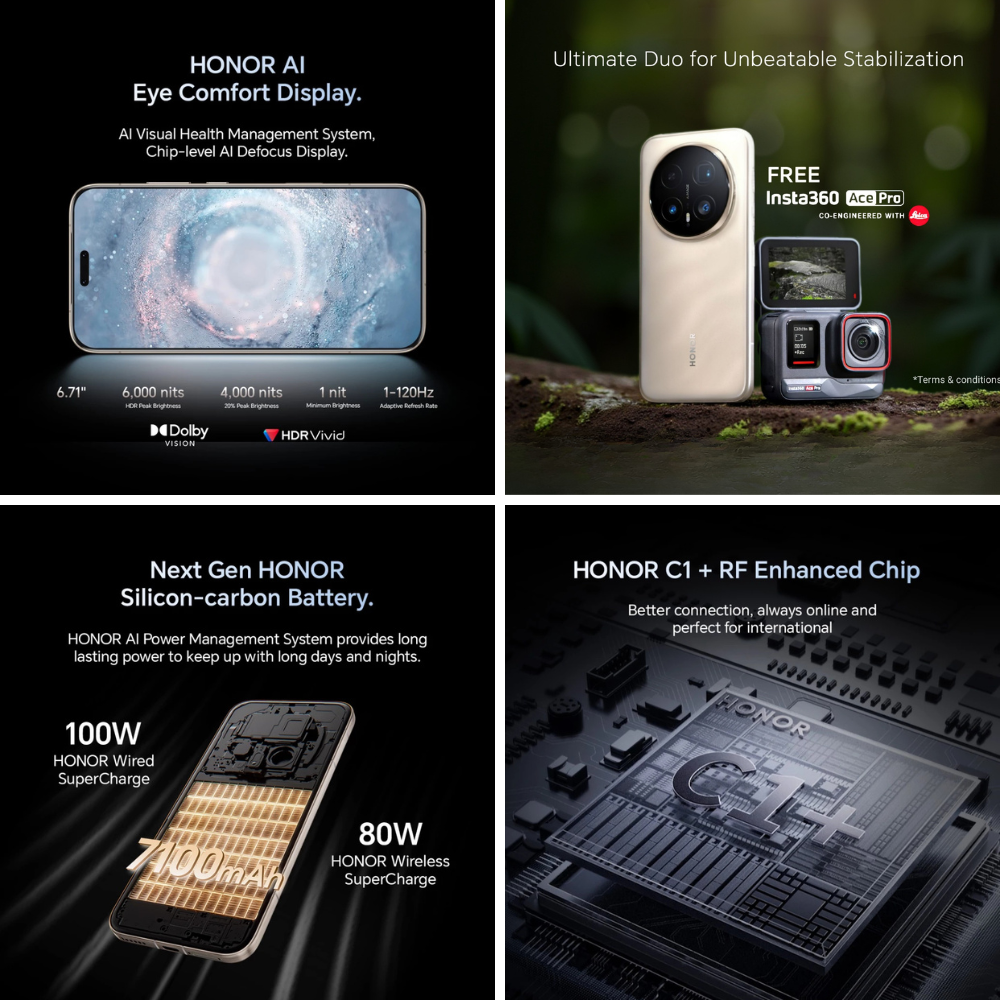 Honor Magic 8 Pro 5G + ( insta Ace 2 Pro )