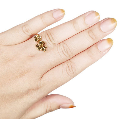 Cincin Emas Luna Bunga