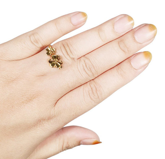 Cincin Emas Luna Bunga