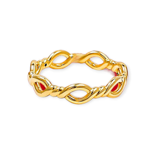 Cincin Emas Luna infinity